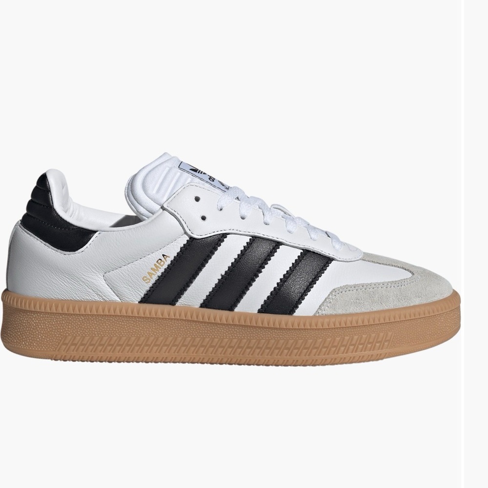Adidas Samba White Black Gum Sole Shoes